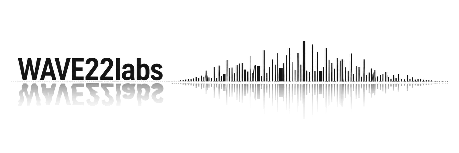 WAVE22labs logo — wordmark beside a sound waveform